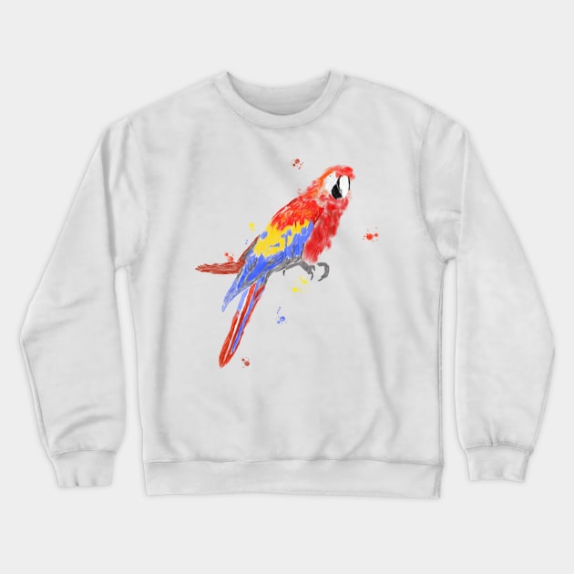 Parrot Crewneck Sweatshirt by Gavlart